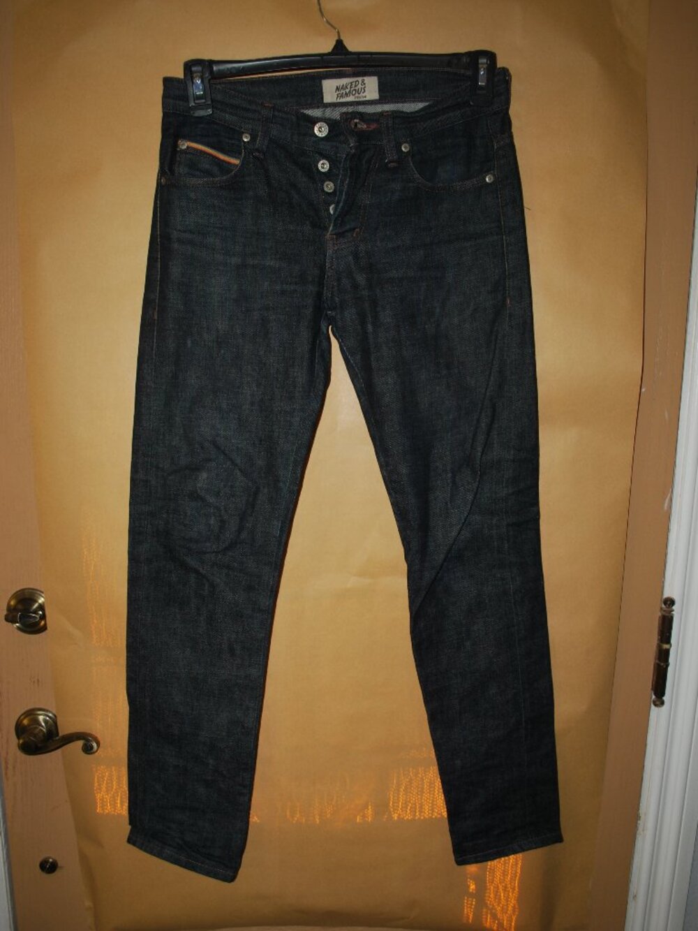 Naked & Famous Super Guy Selvedge Denim Jeans Size 28